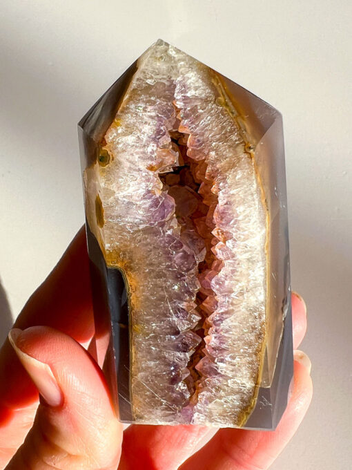 Druzy Agate Tower