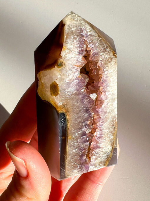 Druzy Agate Tower