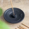 Black Crescent Moon Incense Stick Holder