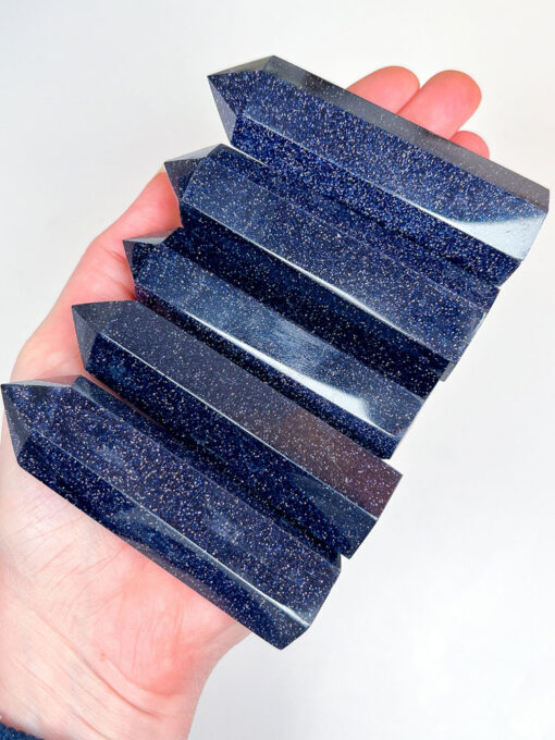 Blue Goldstone point