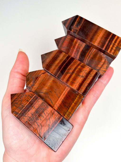 Red Tigers Eye obelisk