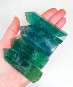 Green Fluorite Point