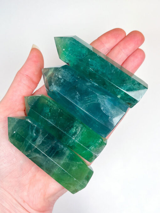 Green Fluorite Point