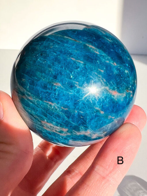 Blue Apatite sphere