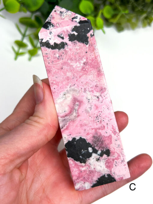 Peruvian Rhodonite Obelisk