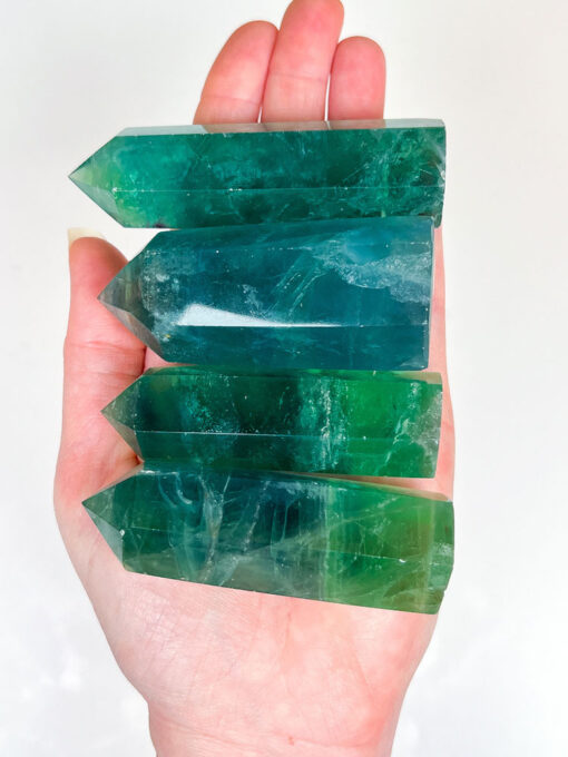 Green Fluorite Point