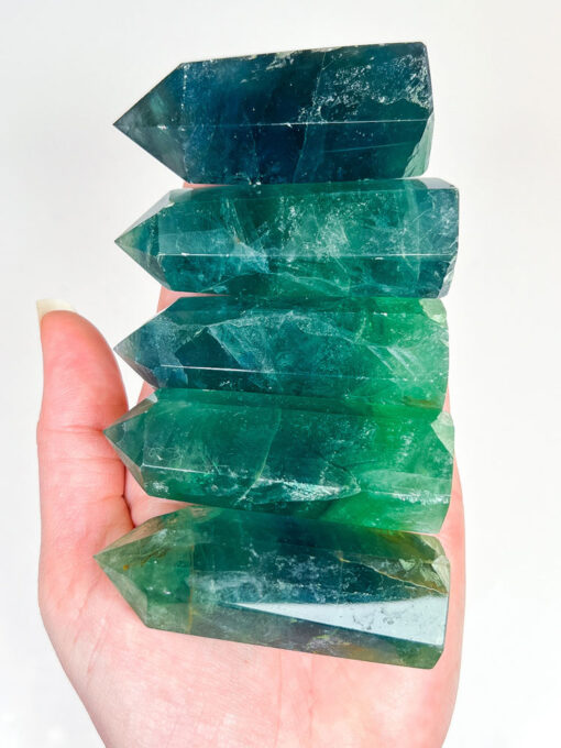 Green Fluorite Point