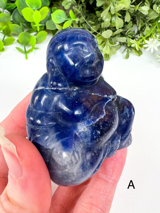 Sodalite buddha