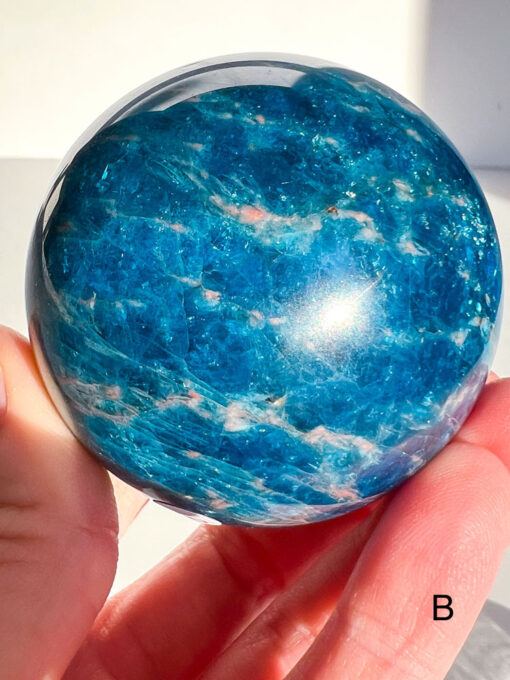 Blue Apatite sphere