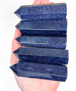 Blue Goldstone point