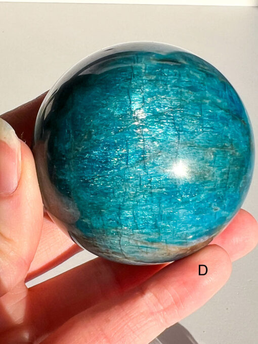 Blue Apatite sphere