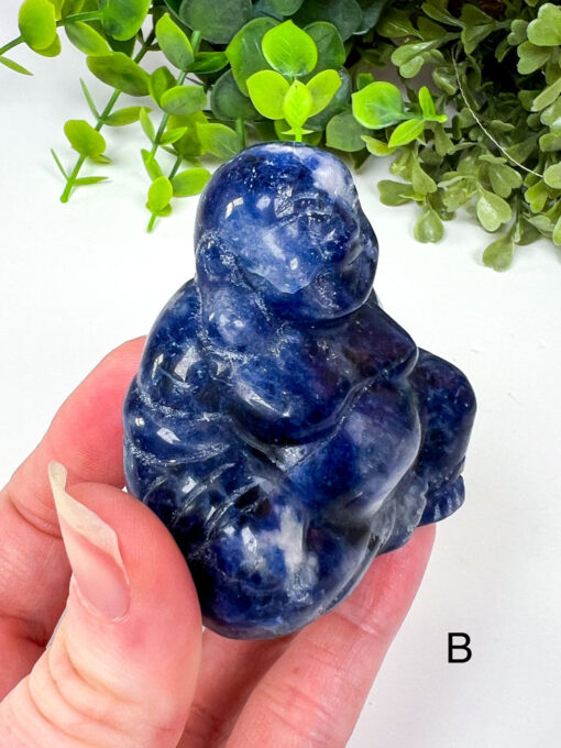 Sodalite buddha