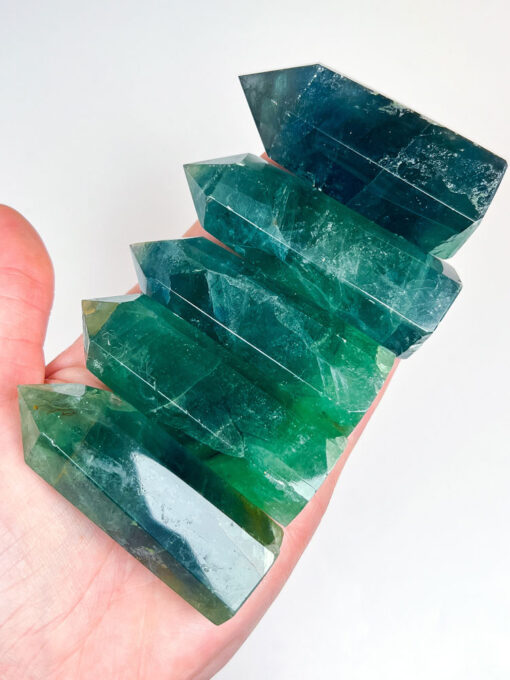 Green Fluorite Point