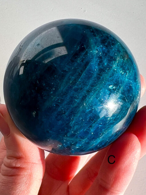 Blue Apatite sphere