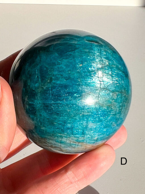 Blue Apatite sphere