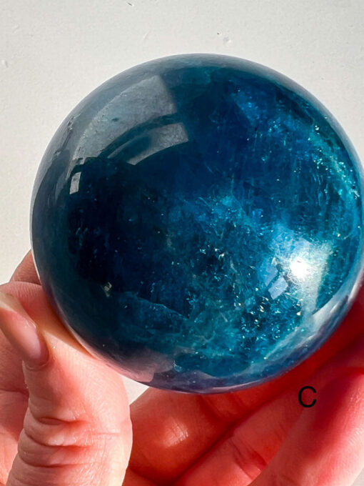 Blue Apatite sphere