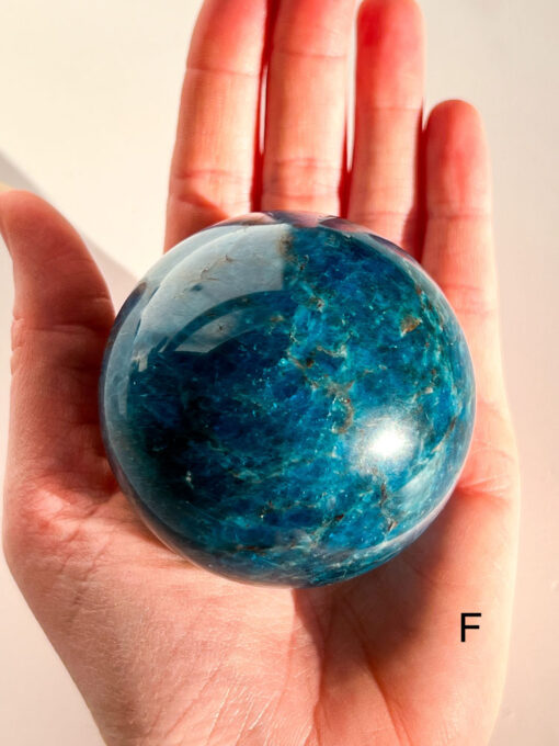 Blue Apatite sphere