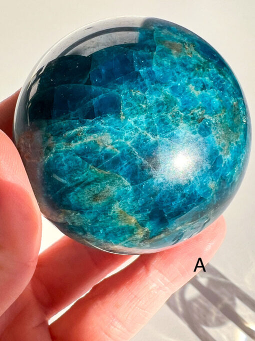 Blue Apatite sphere