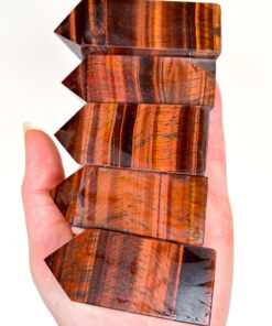 Red Tigers Eye obelisk