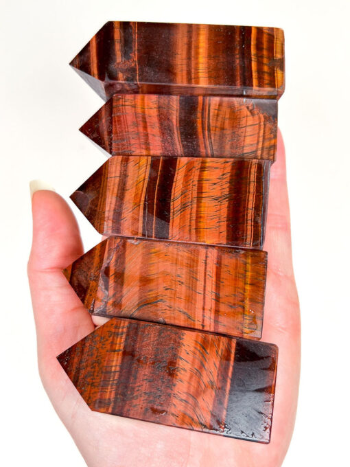 Red Tigers Eye obelisk