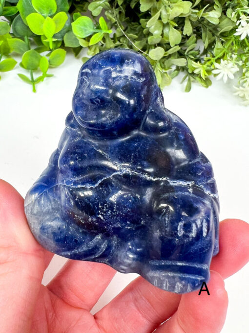 Sodalite buddha