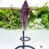 Amethyst wand on a stand