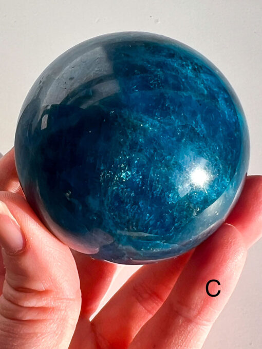 Blue Apatite sphere