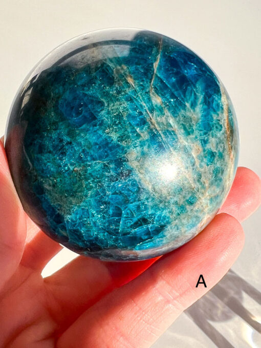 Blue Apatite sphere