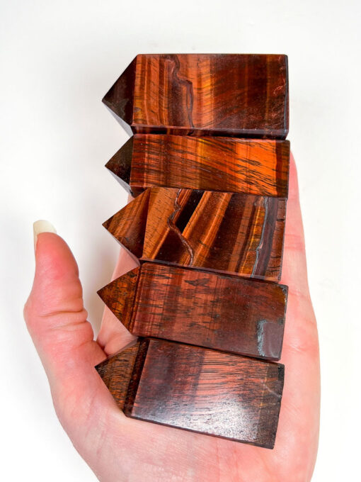 Red Tigers Eye obelisk