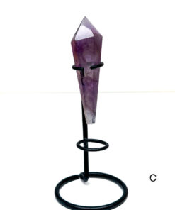 Amethyst wand on a stand