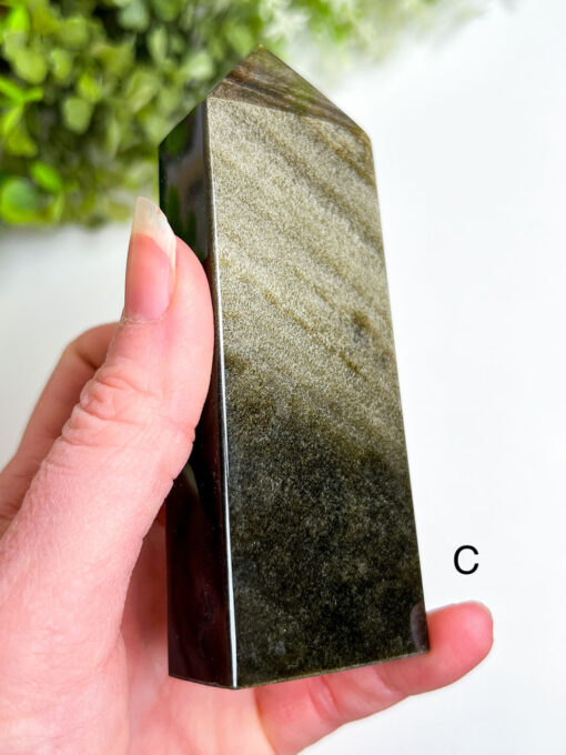 Gold Sheen Obsidian Obelisk | A-E - Image 7