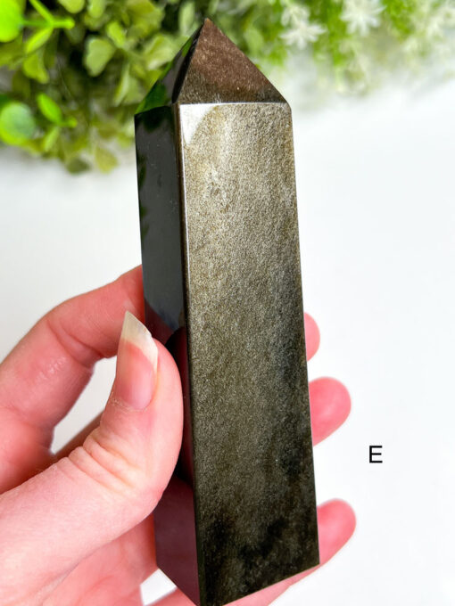 Gold Sheen Obsidian Obelisk | A-E - Image 11