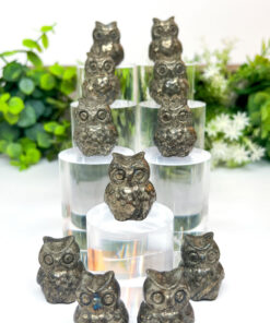 Pyrite owl