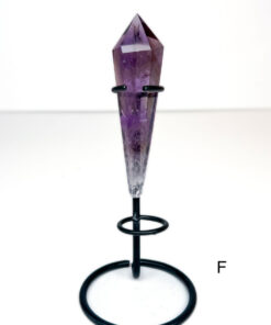 Amethyst wand on a stand