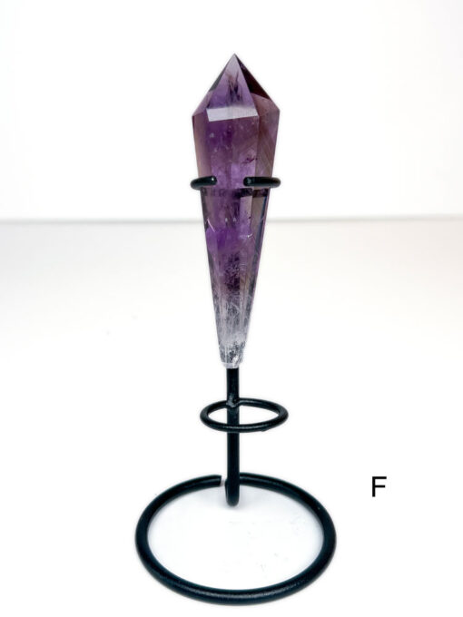 Amethyst wand on a stand