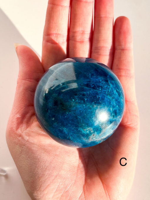 Blue Apatite sphere