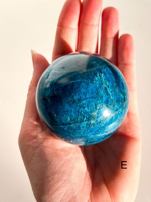 Blue Apatite sphere