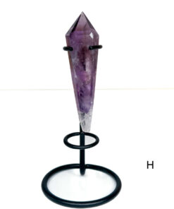 Amethyst wand on a stand