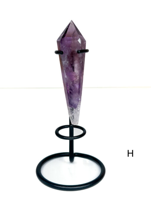 Amethyst wand on a stand