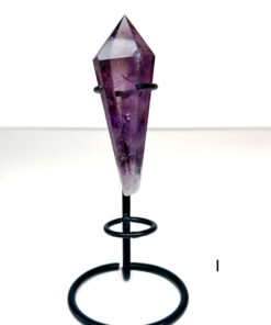 Amethyst wand on a stand