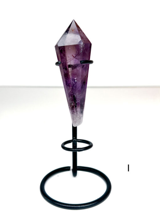 Amethyst wand on a stand