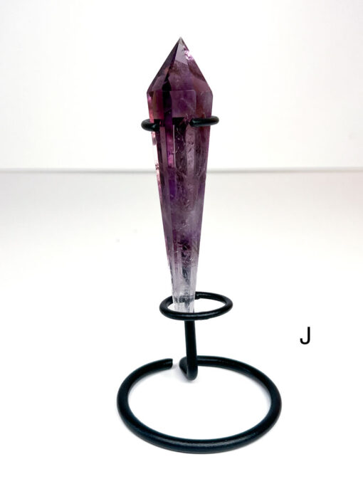 Amethyst wand on a stand