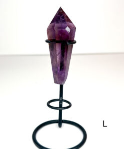 Amethyst wand on a stand