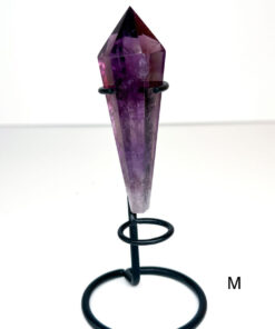 Amethyst wand on a stand