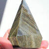 Gold Sheen Obsidian Tapered Point Carving