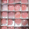 Rose Quartz heart carving