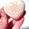Pink Scolecite Heart